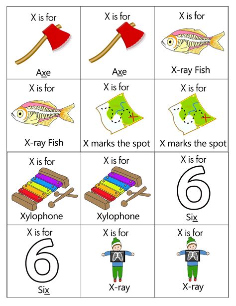 letter x words for kindergarten|Words That Start With X For Kindergarten .